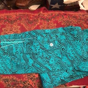 Lululemon Fast & Free 7/8 Tight II Nulux 25” Sz 10